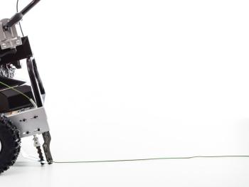 Portable Winch PWM600 MH-Li akkumulátoros kábelfektető gép robotfűnyíró telepítéshez 7.Kép