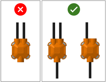 Automower Premium vízmentes csatlakozó   5 db 3.Kép